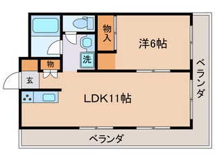 エリッツ７の物件間取画像